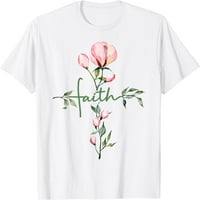 Žene vrhovi vjere hrišćanske vjere Isus Bog cvjeta majica poklon posada majica za zabavu