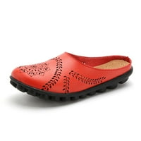 Ženske cipele pune boje retro šuplje izrezbarene ravne potpetice Fashion Comfort casual sandale papuče