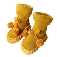 Cipele za djecu tople zimske čarape za bebe Coral baršunaste čarape slatka plišana ušna odrasla i visoke čarape