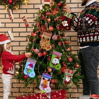 Božićni ukrasi različiti stilovi Božićni viseći privjesci čarape poklon torbe božićne ukrase drže privjeske