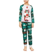 Elaililye Fashion Christmas PJS Porodica Pajamas Domaća Sleep Bageri Christmas Slatko SnowPrint Romper