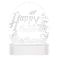 Noć vještica LED žičare Halloween Dekorativna svjetla 3D ukrasi Noćna svjetla svjetla bundeve svjetla