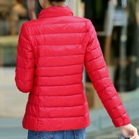 Viikei ženski kaputi i jakne plus veličina Ženska moda Slim casual patentrice Labavi dugi rukav Bomber