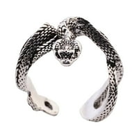 Modni prsten zmija nakit pokloni žene muškarci party veličine 6-10xpcsds prsten z0n3