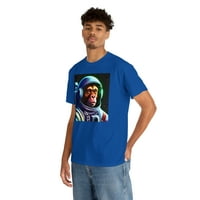 Space majmunska grafička majica Unise teški pamuk tee