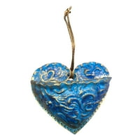 Božićni dekor ukras srca u obliku srca Socfeent džep cvjetni lonac vrt