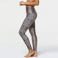 Joga hlače za žene sa džepovima Ženske gamaše Sportski trening hlače Fitnessth fondove upravljanja joga
