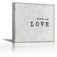 Ljubav je ljubav - Savremena likovna umjetnost Giclee na platnu Galerija za galeriju - zidni dekor -