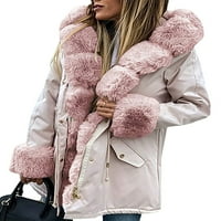 GVMFive Women Winter Odvojivi jaknu od krznenog kaputa