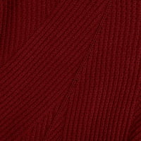 Borniu Outfits za žene, Ljetni pad Ženska kornjača Pletena pulover debeli rever pulover Duks podešen