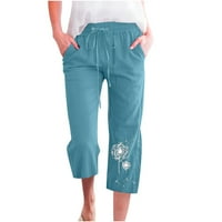 Stil bez napora: Jerdarove ležerne hlače sa punim bojama za žene nebesko plavo l Veličina