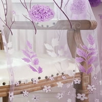 Moderna cvjetna tulle Voile Vratna zavjesa zavjesa ploča za zavjese Čista kuća za kućnu sobu vruća prodaja