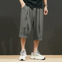 Muške casualske kratke hlače Sportske kašike na otvorenom ljetne trendi modni trening pantalone s džepovima Jednostavna ulična odjeća elastična struka Prozračne prozračne muške hlače
