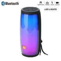 za BLU G91S T & G TG bežični zvučnik prijenosni Bluetooth zvučnik sa LED rasvjetom - crna