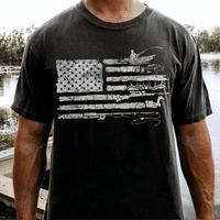Ribolov i lov na košulju za žene, majice za muškarce, američka patriotska košulja