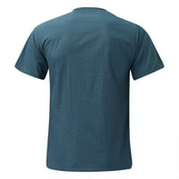 Outfmvch T majice za muškarce Solid Boja kratkih rukava Radna uniforma T-majice Ženske vrhove polo majice