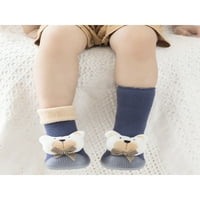 Daeful Girls Boys podne cipele s čarapama predzarkene čarape Slipeprs mekana potplata hodaonica Spavaća