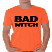 Newkward Styles Bad Witch majica Halloween Witch Thirt Funny Halloween Majice za muškarce Dia de los
