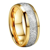 Fledorashia prstenovi za žene Mather's Day Pokloni Modni par prsten nakit Muški čelični titarski prsten ženski kamen