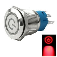 Prekidač metalnog pritiska sa napajanjem LED 110-220V zasumljenje dugmadwitch IP66