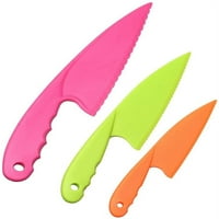 Plastična kuhinjska noža Set najlonski kuhinjski noževi šareni noževi za kuhanje za pečenje voćne salate