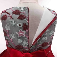 Safuny Girls's Party vjenčanica Cleance cvjetni print Comfy Fit bez rukava lijepa haljina za princeze