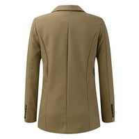 GUBOTARE WOMENS Blazer Blazers za žene odijelo jakne Dressy dugih rukava Notch Lapel Office Blazer jakna