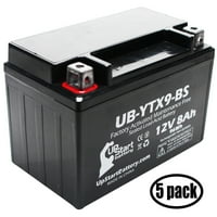 UPSTART Zamjena baterije za Fabriku Suzuki DR650SE 650CC, bez održavanja, motociklistička baterija - 12V, 8Ah, UB-YTX9-BS