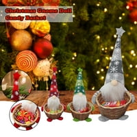 PCCHRISTMAS CANDY Pokloni Candy Basket Gifts Gnome Dolls Odmorsko uređenje
