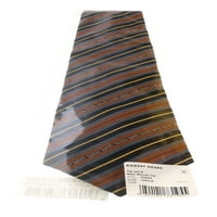 Roberto Cavalli ESZ Brown Reimental Stripe kravata za muške