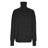 Duks GUZOM za žene na prodaju - Dukseri za žene Trendi modni čvrsti pulover vrhovi novih dolazaka crne veličine Jedna veličina