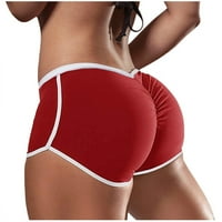 Mekane udobne plijenske kratke hlače za žene pamučne joge sportski trening kratki atletski biciklistički