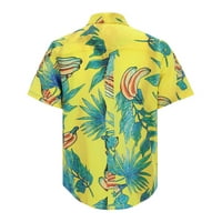 Majica Dugi rukav Muškarci Moda Proljeće Ljeto Ležerne prilike kratkih rukava od ispisane majice TOP bluza