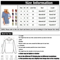 FOPP prodavač Ženska ljetna majica Ležerne prilike kratkih rukava Asimetrična čvrsta boja labav gornji tamno ljubičasti s