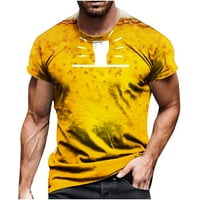 Giligiliso Muška majica Čišćenje muškaraca Ležeran okrugli vrat Kratki rukav Pulover tiskane realistična štampačka majica