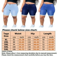Nizine žene slim fit patentni jean dno ljeto rastezanje Bermuda kratke hlače plus veličina ulica Bodycon