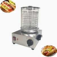 Vruća psa Topli stroj Hot Dog Steamer Roller štednjak za komercijalni dom srebrni