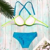 Ženski kupaći kostimi Bandeau zavoj bikini set push-up brazilski kupaći kostimi na plaži