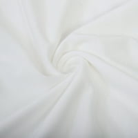 Njoeus muns majica Bijeli gornji dijelovi za muškarce Ležerne prilike modne patchwork okrugli vrat Pulover