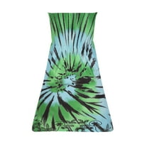 Ženska ramena ljetna plaža mini haljina boho cvjetni print bez rukava linijska haljina za ljuljanje
