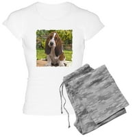 Cafepress - Basset Hound štene - ženska lagana pidžama