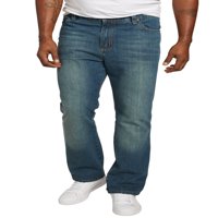 Liberty Blues Muške velike i visoke atletičke fit bočne elastične 5-džepove traperice