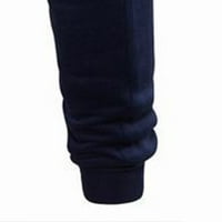 Muške teretne hlače opušteno Fit Vintage Solid Color duge hlače na otvorenom pune hlače Yogo hlače urbano