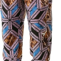 Aurouralne taktičke hlače za muškarce muške modne casual svakodnevne posteljine tiskane knickerbockers gamaše labave pantalone