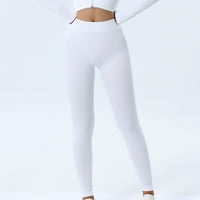 Vježbanje za žene Visoki struk Povucite joge hlače Bešavne teretane gamaše Skinny Butt Lipting Solid