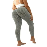 Žene saće rešetke joge gamaše visokog struka temmu-upravljačke mršave elastične sportske hlače
