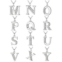 Xinrui ogrlica Popularno srebrno oblaganje bakra na engleskom jeziku za zabavu za zabavu