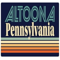 Altoona Pennsylvania Frižider Magnet Retro Design