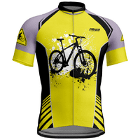 Muški biciklistički dres biciklom s kratkim rukavima - vlaga - prozračna, brza suhi biciklistička majica, # 04