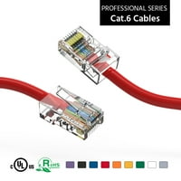 7ft CAT UTP Ethernet mrežnog ne-pokretnog kabla crvena, pakovanje